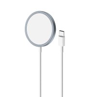 Trådlös Laddare Magnetic USB-C Charging Cable MagSafe Blå