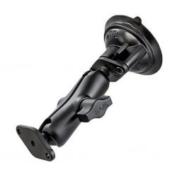 Twist-Lock Suction Cup Double Ball Mount B Size