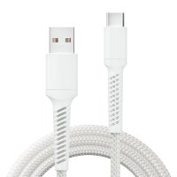 USB-A till USB-C Kabel Longlife 60W 2m Vit