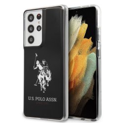 Samsung Galaxy S21 Ultra Skal med Logo Svart