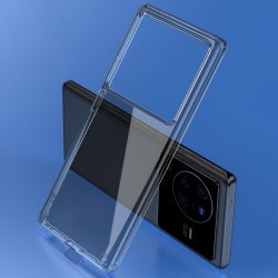 Vivo X80 Pro Skal Crystal Clear Series Transparent Svart