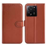 Xiaomi 13T/13T Pro Fodral med Stativ Brun
