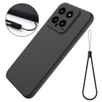 Xiaomi 14 Skal med Strap Silikon Svart
