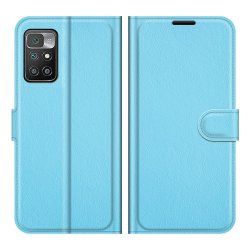 Xiaomi Redmi 10 Fodral Litchi Blå