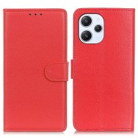 Xiaomi Redmi 12 Kotelo Litchi Punainen