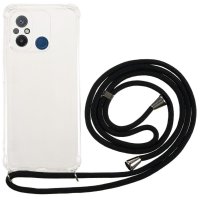 Xiaomi Redmi 12C Skal med Strap Transparent