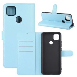 Xiaomi Redmi 9C Fodral Litchi Blå