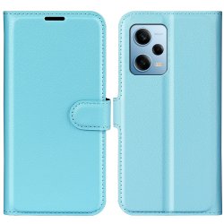Xiaomi Redmi Note 12 Pro 5G Fodral Litchi Blå