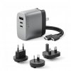 Oplader Rapid Power 67W Multi-Country Travel GaN Charger