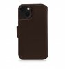iPhone 14 Fodral Leather Detachable Wallet Brun