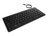 USB-C Keyboard Wired Black Nordic