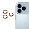 iPhone 17 Pro Max Kameraskydd i Härdat Glas Orange