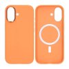 iPhone 17 Skal Konstläder MagSafe Orange