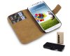Fodral / Väska för Samsung Galaxy S4/ Low Profile Plånbok/ Svart