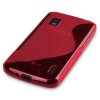 Skal Till LG Nexus 4 E960 / S-Curve TPU / Gel Skal / Röd