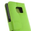 Fodral till Galaxy S6 / Plånbok / Stativ / Grön