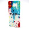 Skal Color Painting and Love till Galaxy S6 Edge+ / TPU
