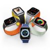 Apple Watch 38/40/41/42mm Armband LD Series Svart Gul