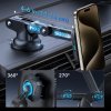 Bilhållare Qi2 Dashboard Wireless Car Charger HaloLock Svart
