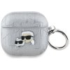 AirPods 4 Skal Monogram Karl & Choupette Silver