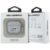 AirPods 4 Skal Monogram Karl & Choupette Silver