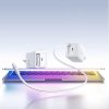 67W Väggladdare med inbyggd USB-C kabel & USB-C uttag Vit