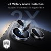 iPhone 14/15/16/17 Pro & Pro Max Kameraskydd Armorite Transparent