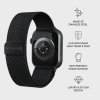Apple Watch 38/40/41/42mm Armband Metal Mesh Svart