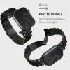Apple Watch 44/45/46mm/Ultra 49mm Armband Metal Svart