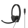 Headset CS300 On-Ear USB Sort
