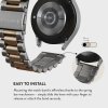 Samsung Galaxy Watch 20mm Armband Metal Silver Guld