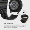 Samsung Galaxy Watch 20mm Armband Metal Svart