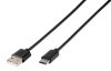 Kabel Data Cable USB-A/USB-C 2m Svart
