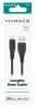 Kabel Longlife Braided USB-A/Lightning 2.5m Svart