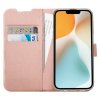 iPhone 16e/17e Fodral Classic Wallet Roseguld