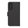 Samsung Galaxy S25 Edge Fodral med Kortfack Stativfunktion Svart