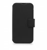 iPhone 14 Pro Fodral Leather Wallet Case Svart