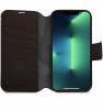 iPhone 14 Pro Fodral Leather Detachable Wallet Brun