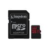 32GB Minneskort microSDHC med SD-adapter
