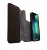 iPhone 14 Pro Fodral Leather Detachable Wallet Brun