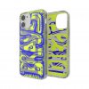 iPhone 12 Mini Skal Snap Case Clear AOP Blue/Neon Lime