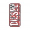 iPhone 12/iPhone 12 Pro Skal Graphic Snap Case AOP Red/Grey