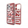 iPhone 12 Pro Max Skal Snap Case Clear AOP Red/Grey