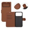 iPhone 17 Pro Max Fodral med Kortfack Stativfunktion Brun