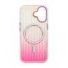 iPhone 17 Skal Korrugerad MagSafe Rosa