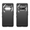 Nothing Phone (3a) Skal Borstad Kolfibertextur Svart