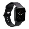Apple Watch 44/45/46mm/Apple Watch Ultra Armband Silikon Svart
