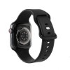 Apple Watch 44/45/46mm/Apple Watch Ultra Armband Silikon Svart