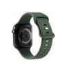 Apple Watch 44/45/46mm/Apple Watch Ultra Armband Silikon Olivgrön