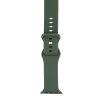 Apple Watch 44/45/46mm/Apple Watch Ultra Armband Silikon Olivgrön